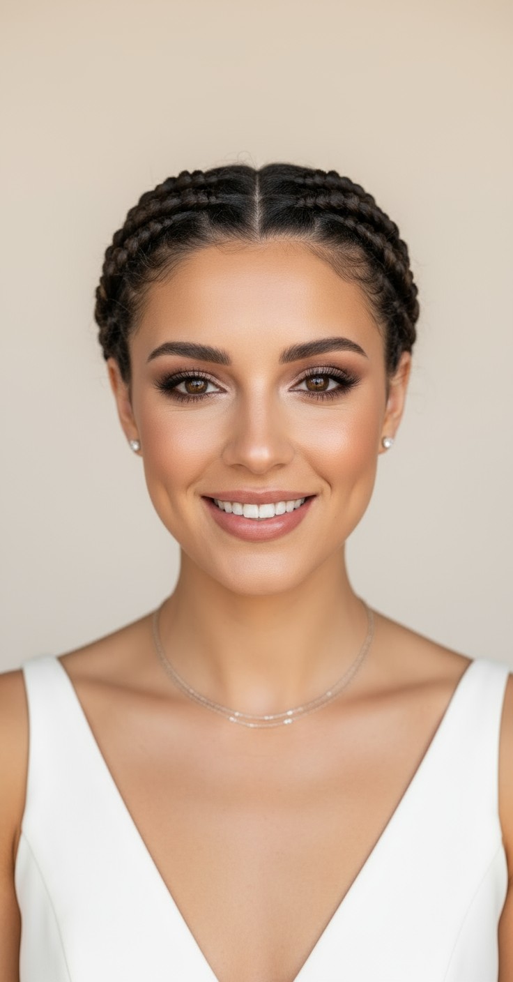 After Medium Box Braids